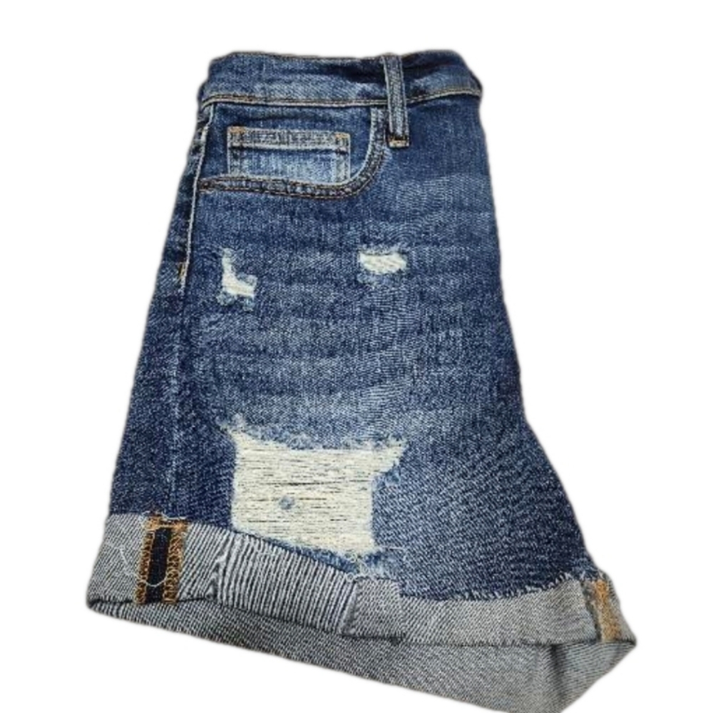 Sneak Peek ladies HighRise Demin shorts - Picture 3 of 6